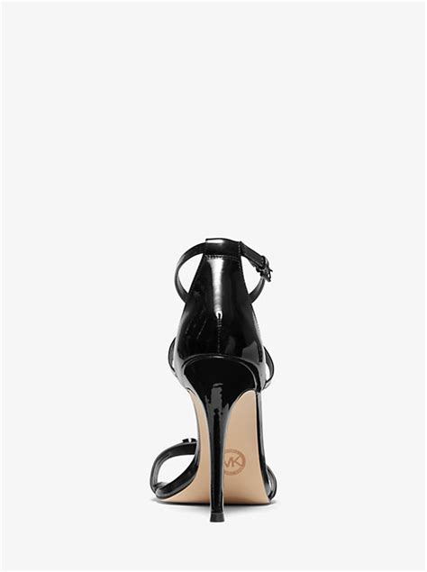 michael kors goldie patent leather sandal|michael kors patent leather sandal.